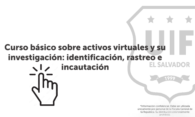 AF1426-0084  Curso básico sobre activos virtuales y su investigación: Identificación, rastreo e incautación